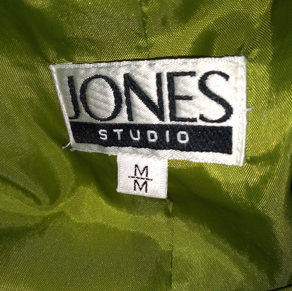 Jones New York Green Studio Puffer Winter Jacket with Fur Trim Hood, Siz… - Picture 6 of 16